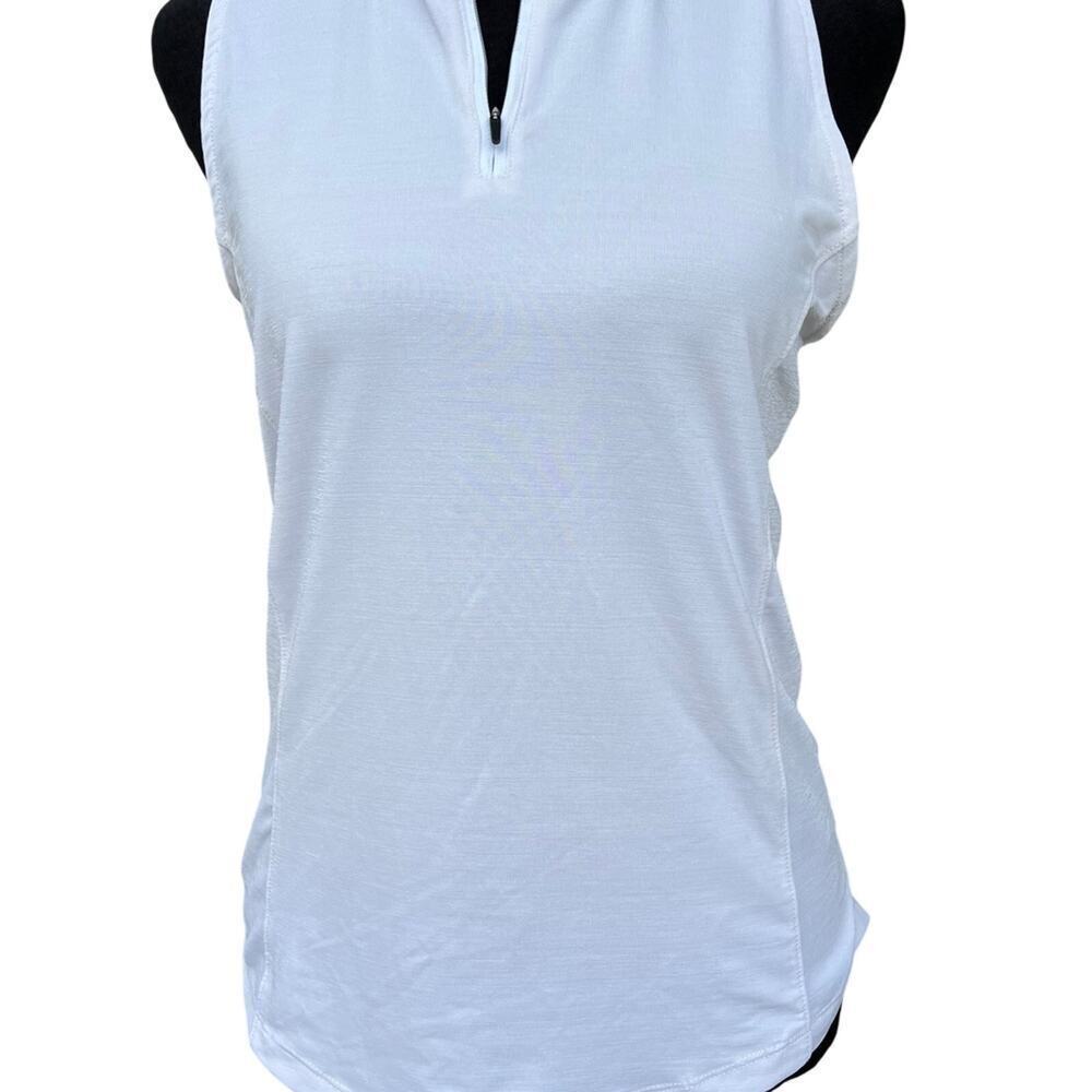 Slazenger Women’s XS Golf sleeveless 1/4 zip top, light gray